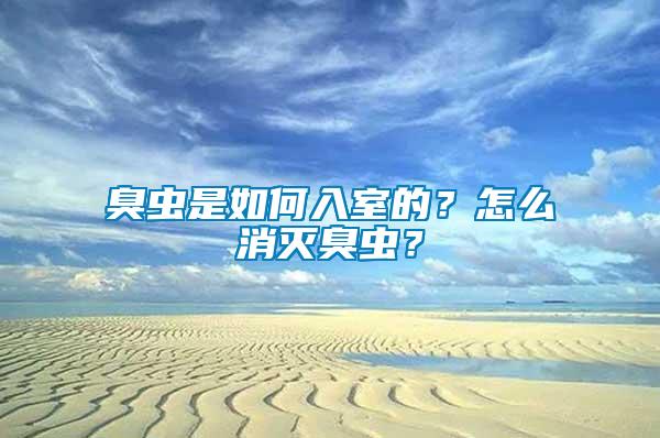 臭蟲是如何入室的？怎么消滅臭蟲？
