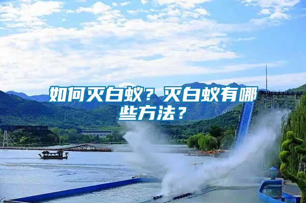 如何滅白蟻？滅白蟻有哪些方法？