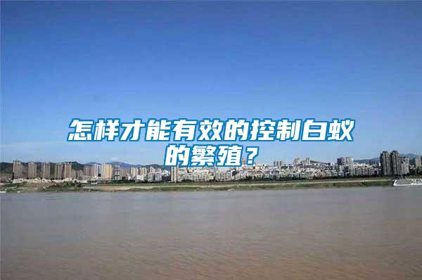 怎樣才能有效的控制白蟻的繁殖？