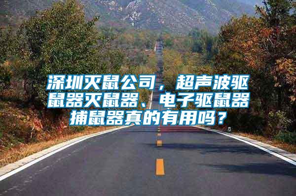深圳滅鼠公司，超聲波驅鼠器滅鼠器、電子驅鼠器捕鼠器真的有用嗎？